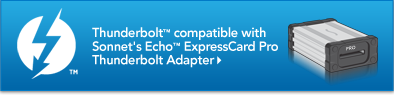 Thunderbolt Compatible with Echo ExpressCard Pro