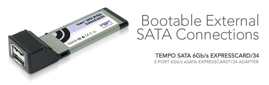 Tempo SATA III 6Gb ExpressCard/34